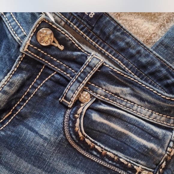 Miss Me Women's Dark Blue Skinny Jeans - Picture 3 of 6